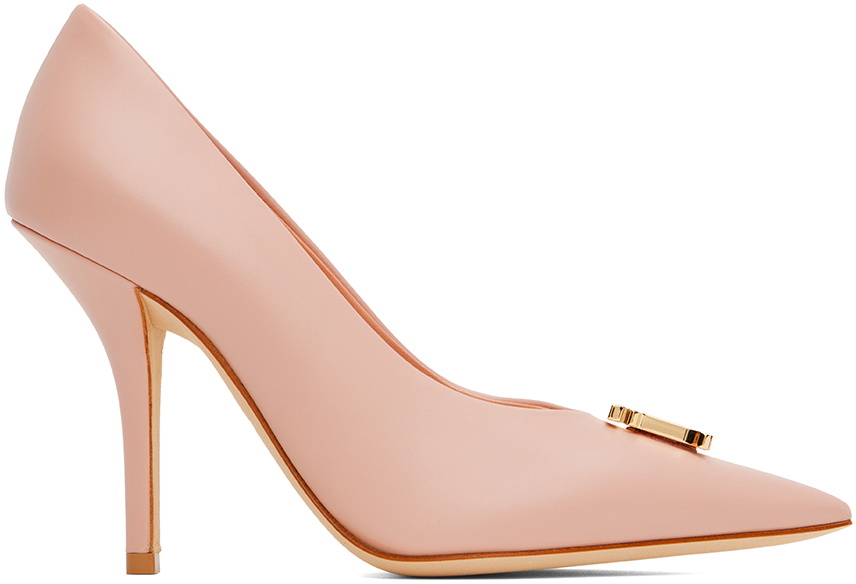 Burberry pumps womens pink on sale