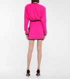 Rodarte - Embellished wool cropped jacket