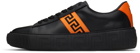 Versace Black Greca Sneakers