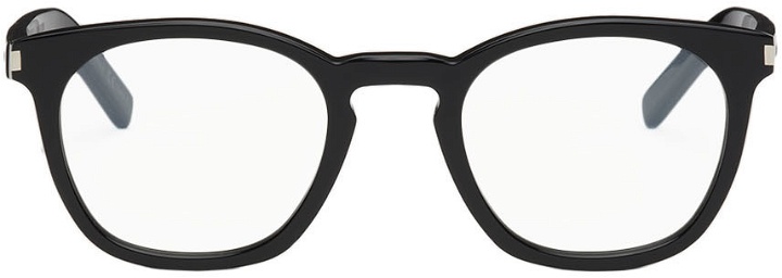 Photo: Saint Laurent Black SL 28 Round Sunglasses