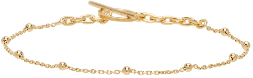 Photo: Bottega Veneta Gold Thin Chain Bracelet