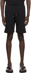 Dries Van Noten Black French Terry Shorts