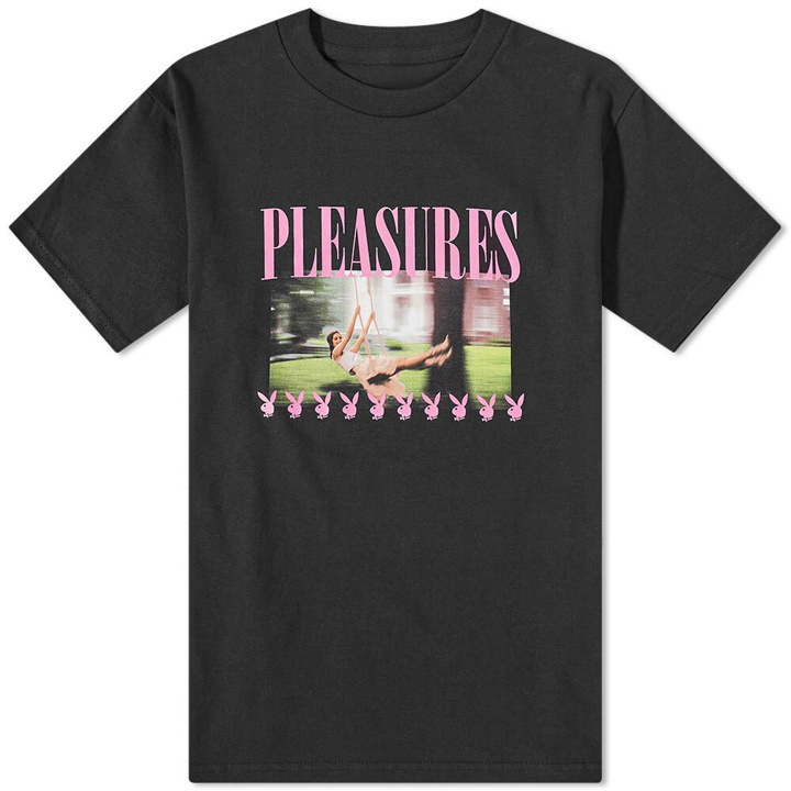 Photo: PLEASURES Men's Swing Playboy T-Shirt in Black