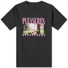 PLEASURES Men's Swing Playboy T-Shirt in Black