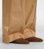 Le Monde Béryl Regency woven suede ballet flats