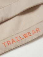 Rapha - Trail Logo-Print DWR-Coated Nylon-Ripstop Hooded Jacket - Neutrals