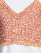 Maje Womens T-shirt in Orange