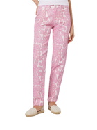 MC2 Saint Barth Woman Pink Paisley Print Denim Belleville