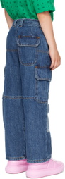 Marni Kids Blue Two-Tone Jeans