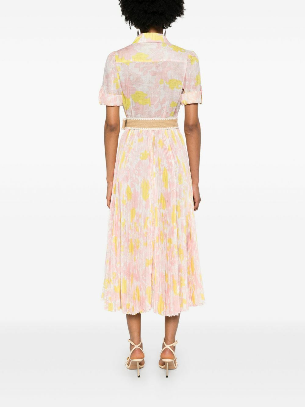 strapless open back dress Eras Tour Acoustic Set Eras Outfit Sticker, Pink Cap Sleeve Eras Dress  Sticker