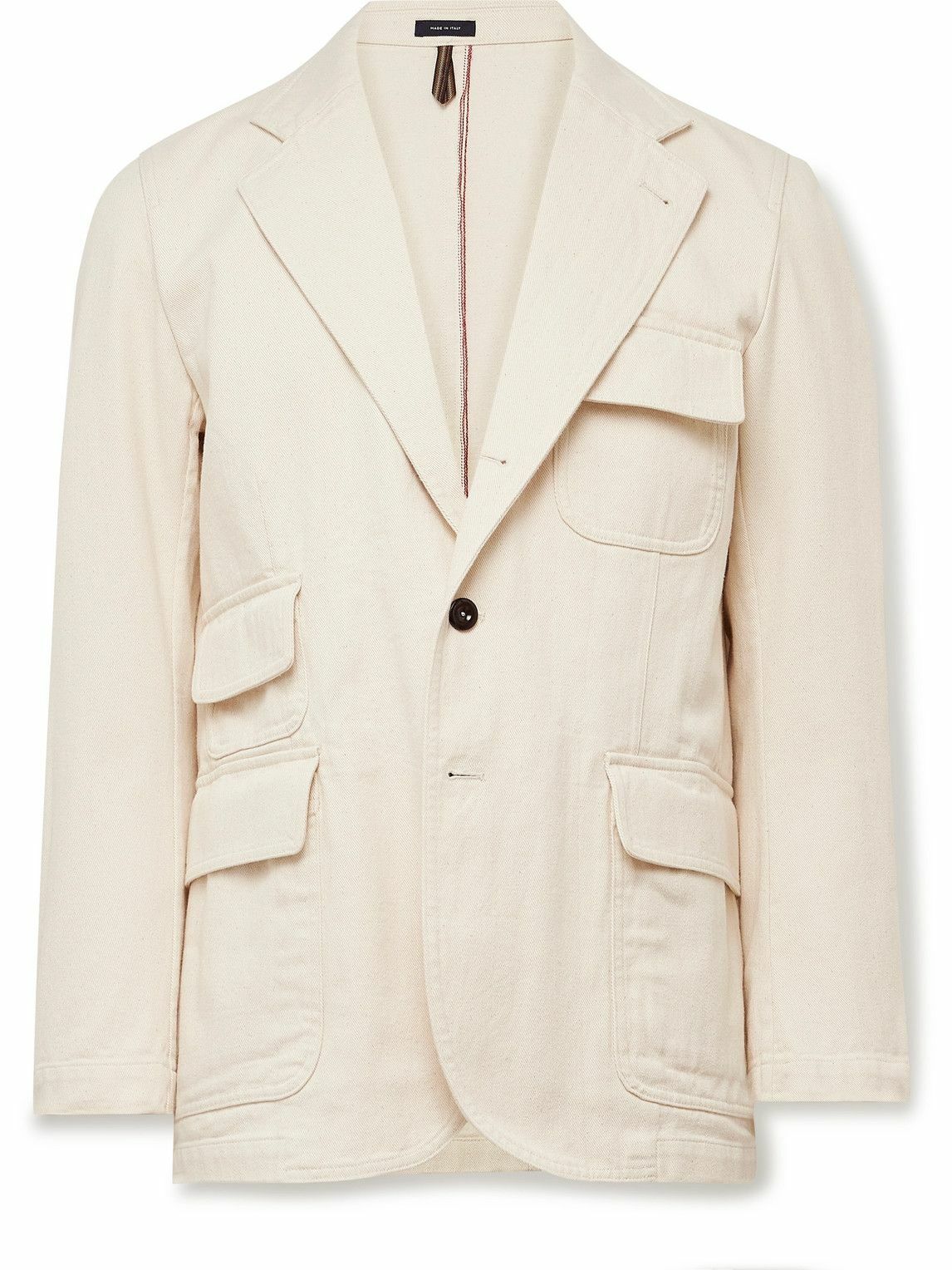 Drake's - Mk. IV Games Denim Blazer - Neutrals Drake's