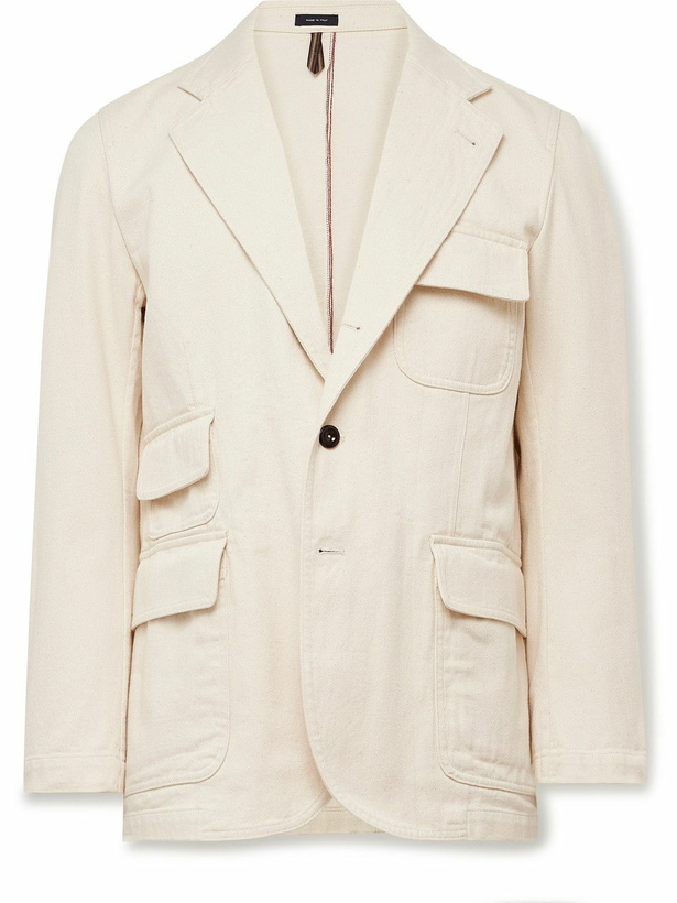 Photo: Drake's - Mk. IV Games Denim Blazer - Neutrals