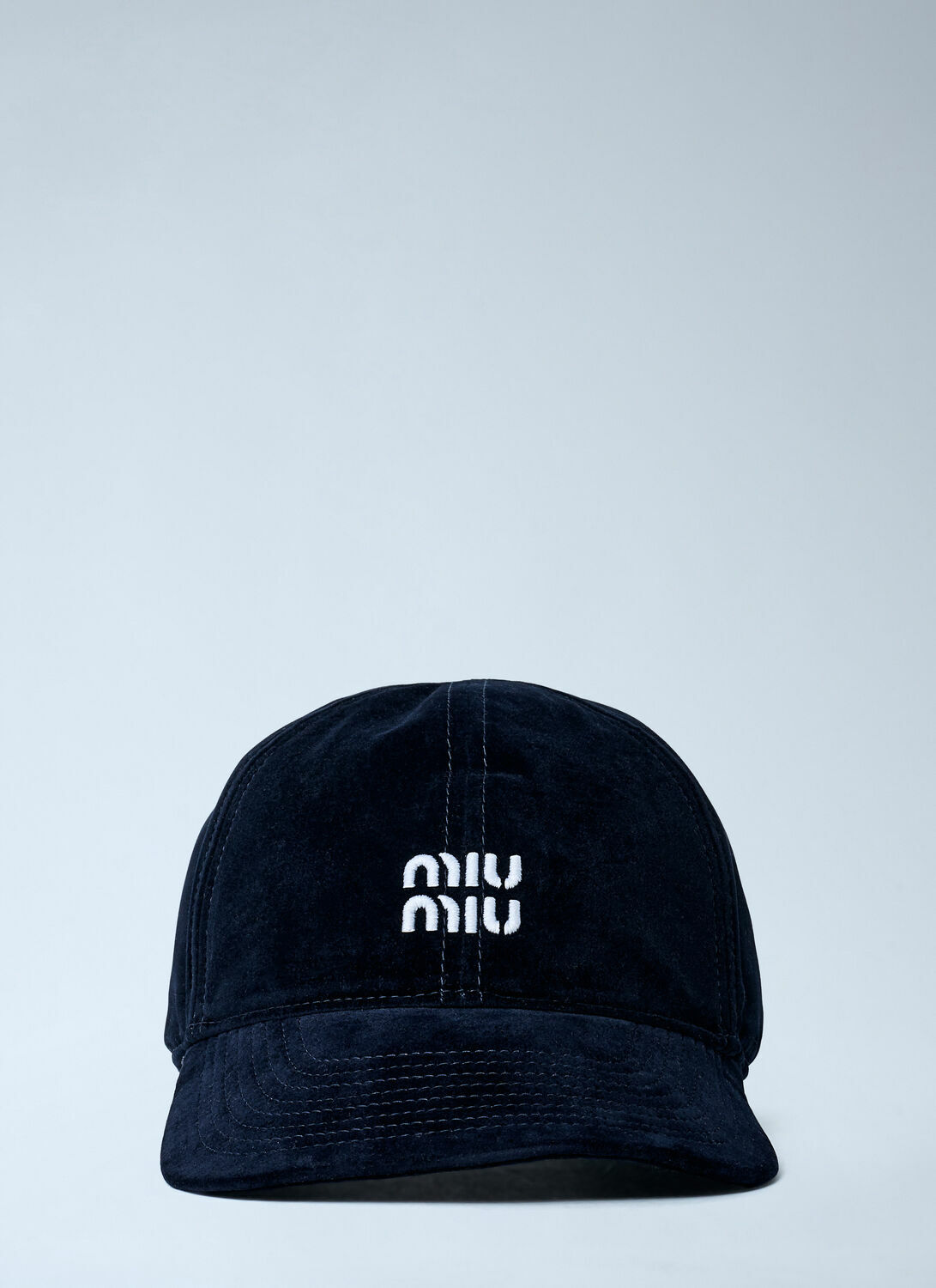 Miu Miu Logo Motif Baseball Cap