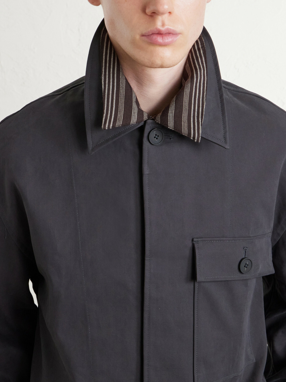 Studio Nicholson - Drey Cotton-Twill Jacket - Gray