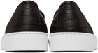 Brioni Brown Slip-On Loafers