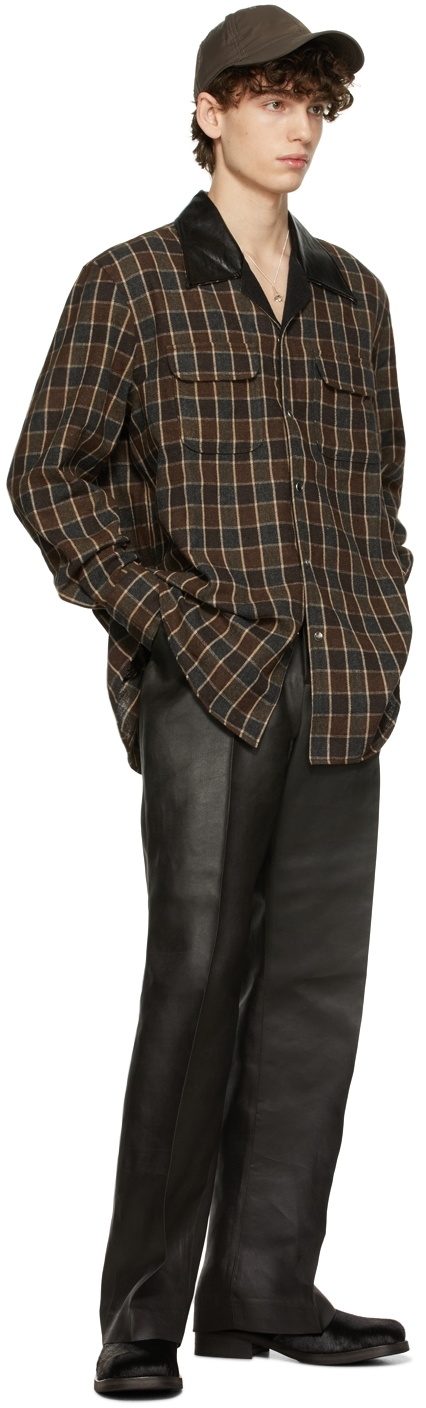 Our Legacy Brown Poco Shirt Our Legacy