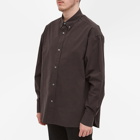 Studio Nicholson Men's Jude Classic Button Down Shirt in Black Grape