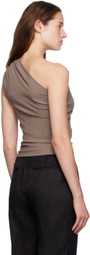 ANINE BING Brown Camila Top