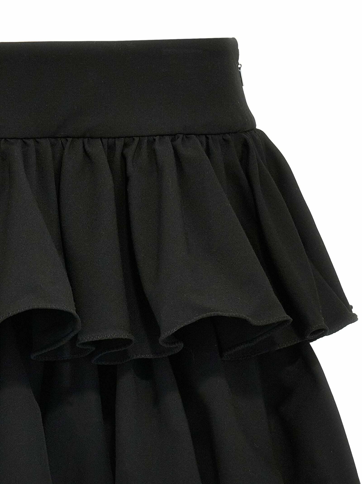 Rotate by Birger Christensen wide Ruffle Mini Skirt ROTATE
