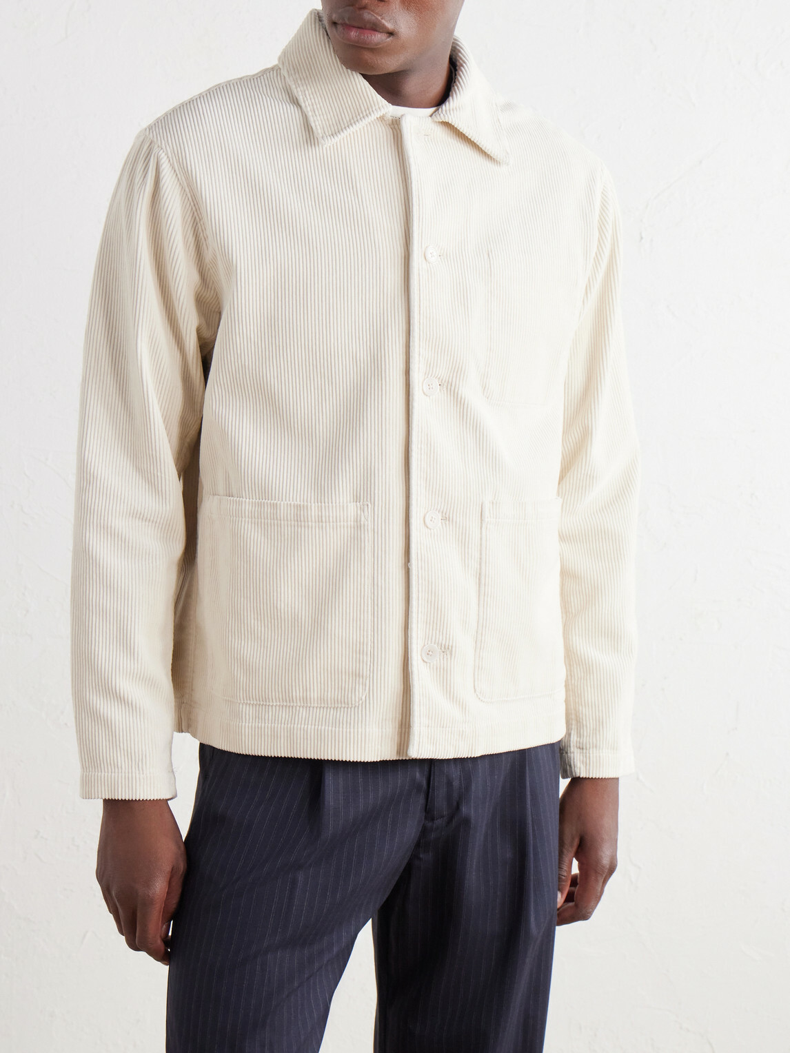 NN07 - Morgan 50004 Organic Cotton-Corduroy Jacket - Neutrals