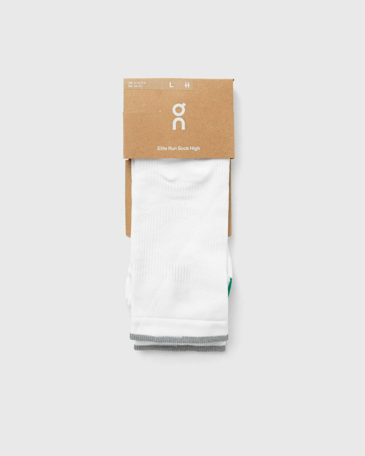 ON Elite Run Sock High White Men
