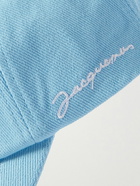 Jacquemus - La Casquette Logo-Embroidered Cotton-Twill Baseball Cap - Blue