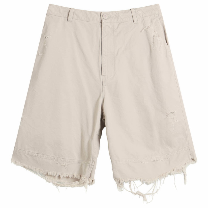 Photo: Balenciaga Men's Heavy Cotton Workwear Pants in Light Grey