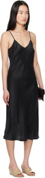 Silk Laundry Black 1996 Midi Dress
