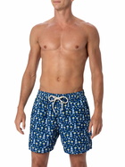 MC2 Saint Barth Man Lightweight Fabric Swim-shorts Lighting Micro Fantasy With Gin Mare Print | Gin Mare Special Edition