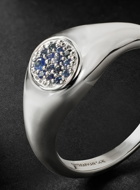 PATTARAPHAN - Nate 14-Karat White Gold Sapphire Ring - Silver
