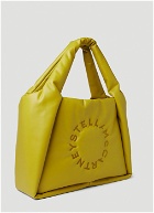 Circle Logo Padded Tote Bag in Yellow