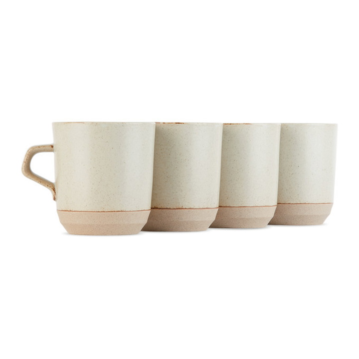 Photo: KINTO Beige Large Ceramic Lab CLK-151 Mug Set, 14 oz