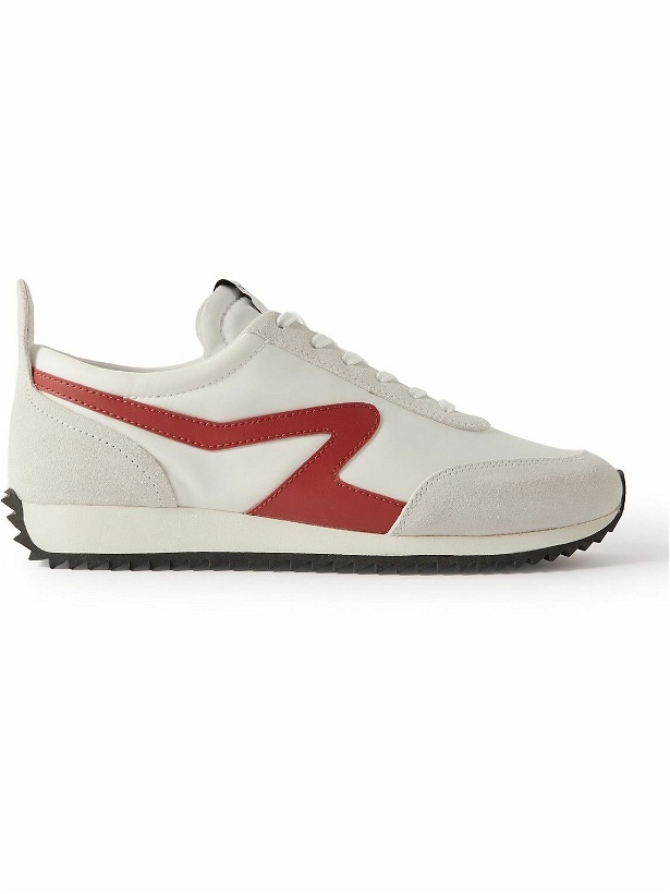Photo: Rag & Bone - Suede and Leather-Trimmed Tech-Shell Sneakers - White