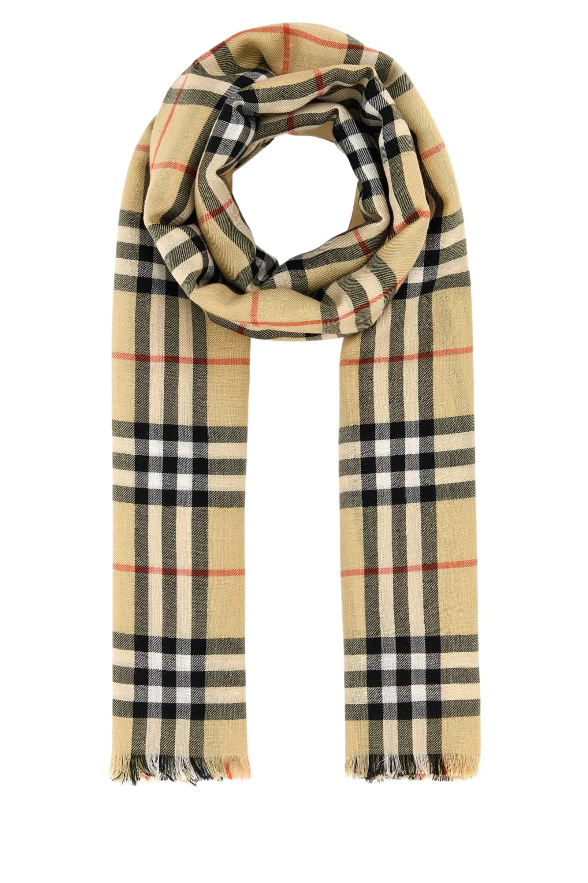 マフラー・ストール BURBERRY Embroidered Wool Blend Scarf Burberry Embroidered Wool Blend Scarf | italist