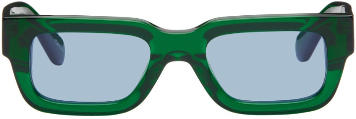 Photo: Maison Kitsuné Green Chimi Edition 05 Sunglasses