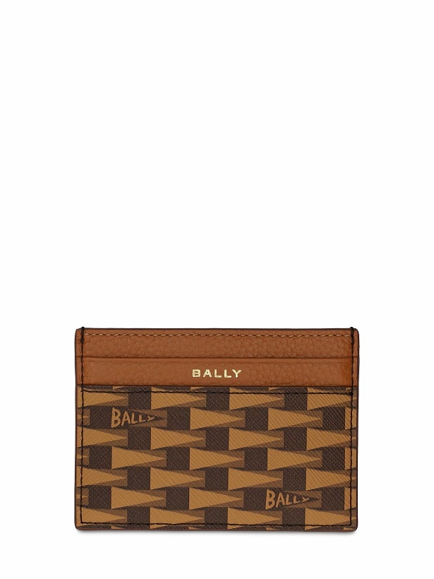 Photo: BALLY - Logo Canvas Card Holder