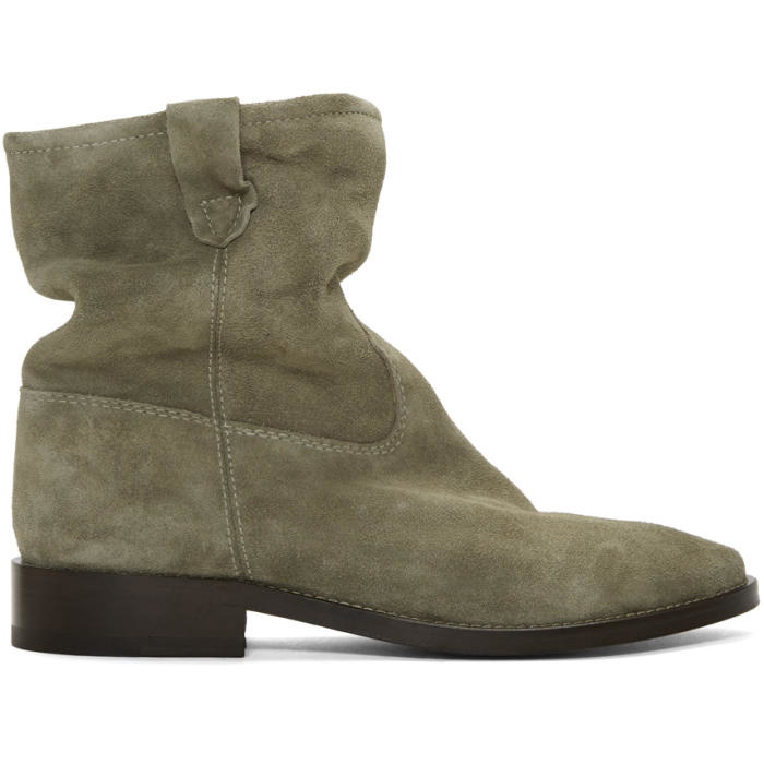 Photo: Isabel Marant Brown Cryston Velvet Boots