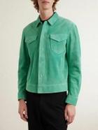 TOM FORD - Slim-Fit Suede Jacket - Green