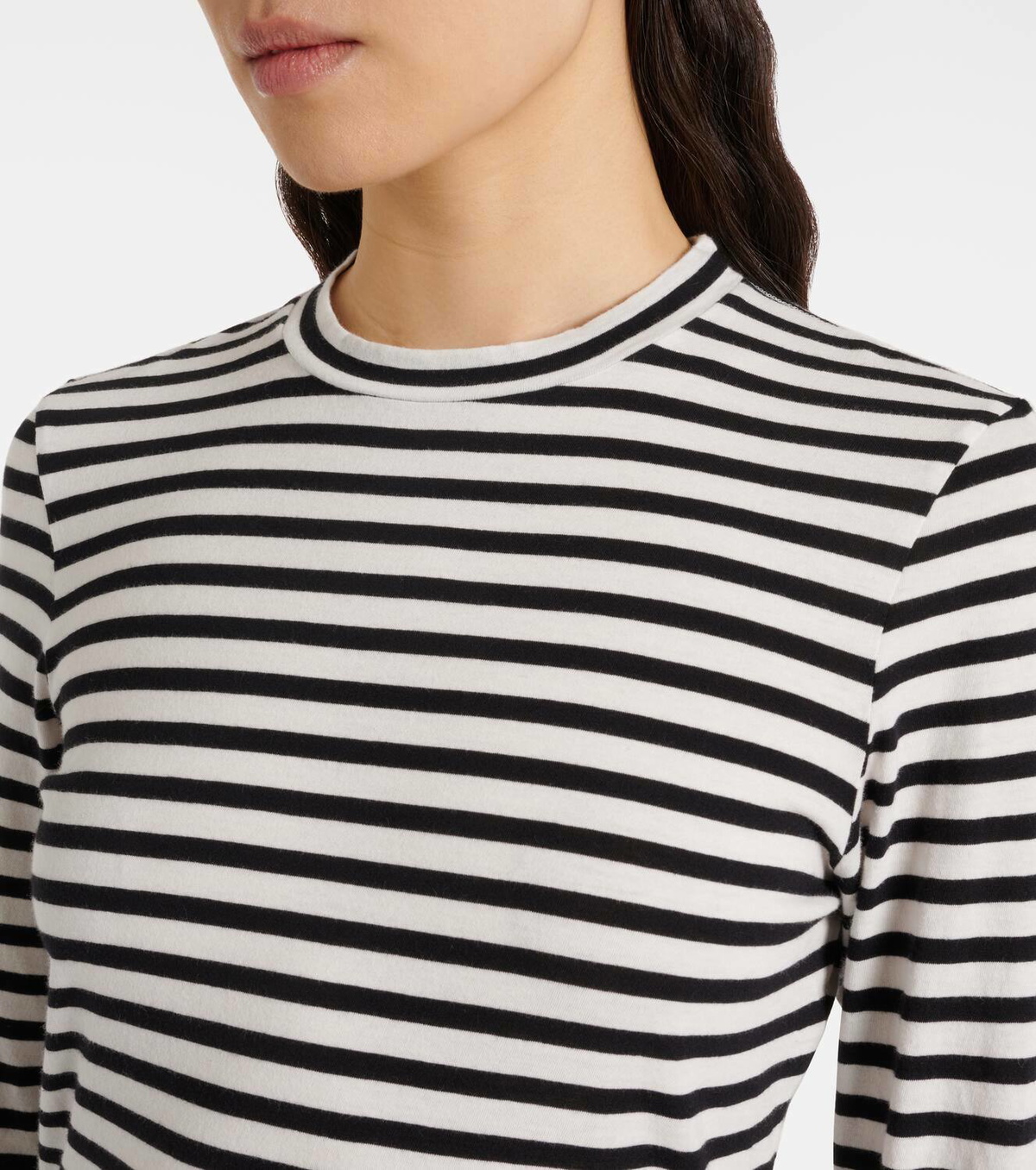 Nili Lotan Susana striped cotton jersey T-shirt