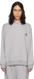 Wooyoungmi Gray Hardware Sweatshirt