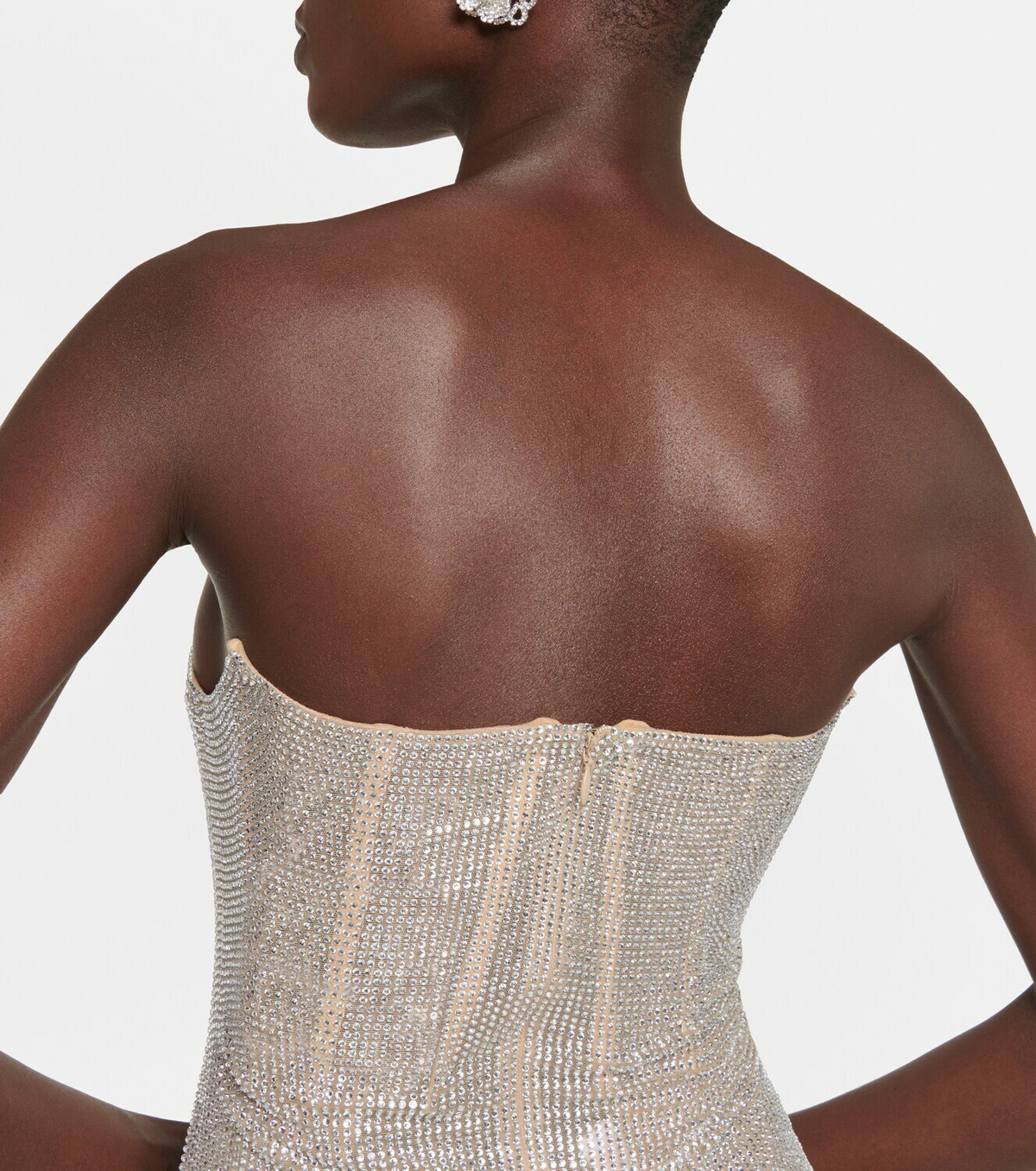 Giuseppe di Morabito Embellished bustier minidress