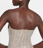 Giuseppe di Morabito Embellished bustier minidress