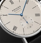 NOMOS Glashütte - Ludwig Neomatik 39 Limited Edition Automatic 38.5mm Stainless Steel and Leather Watch, Ref. No. 250 - White