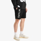 WTAPS Men's Academy Logo Shorts in Black