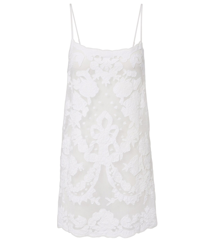 Photo: Juliet Dunn Embroidered cotton minidress