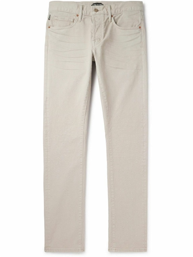 Photo: TOM FORD - Slim-Fit Jeans - Neutrals