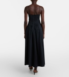 Staud Margi cotton poplin midi dress