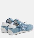 Roger Vivier Viv' suede-trimmed sneakers