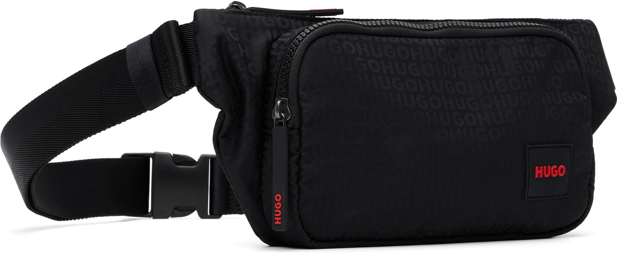 Hugo Black Logo Belt Bag