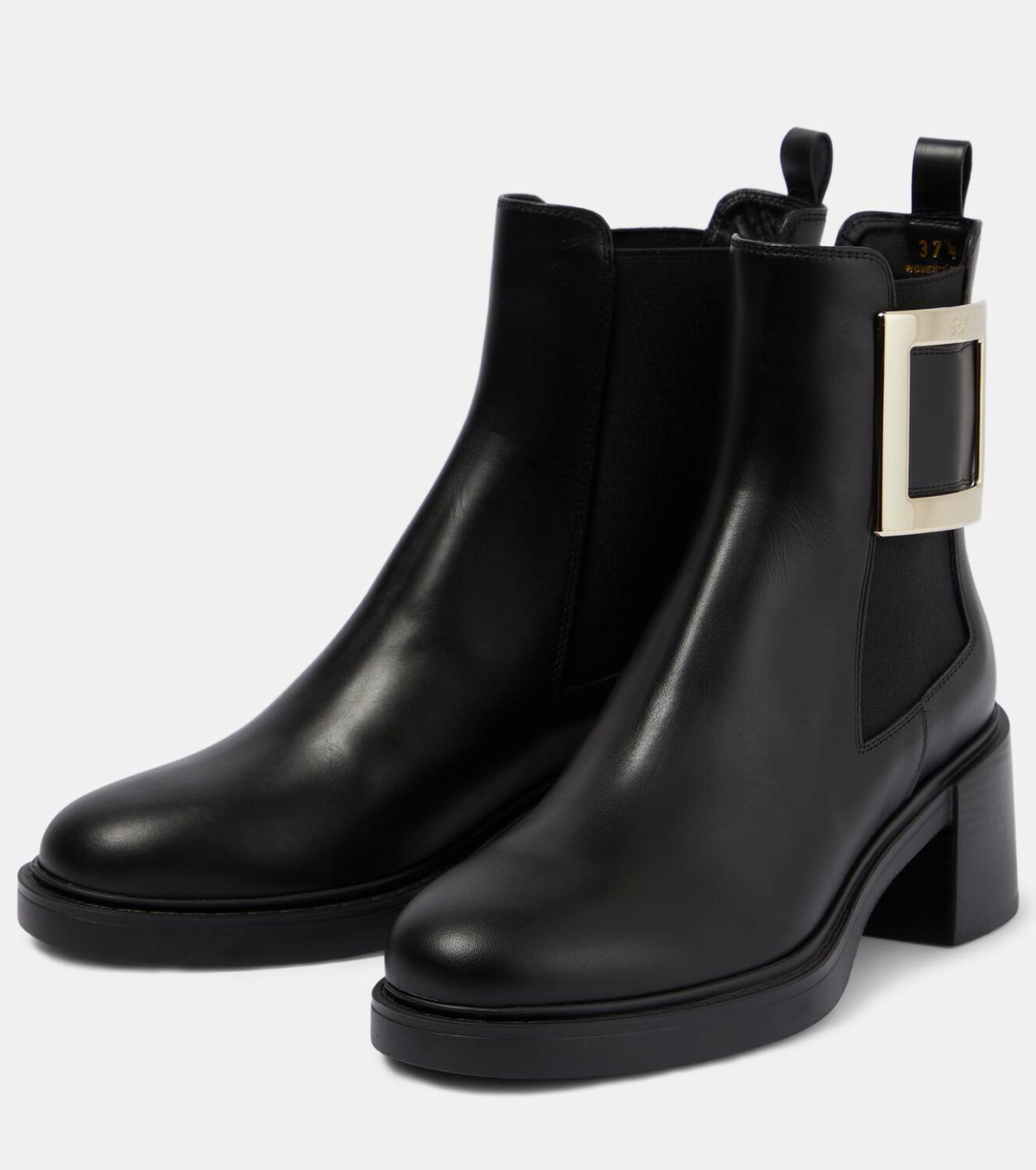 Roger Vivier Viv' Ranger leather chelsea boots